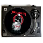 Megadeth Turntable Slipmat for Vinyl Records Fits 12" Player DJ Slip Mat Platter