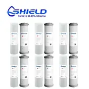 6x Sediment Water Filters + 6x 1 Micron Activated Carbon Block Filter Cartridges