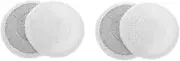 Cabilock 2sets Replacement Steam Mop Pads for S7000amz S7001 S6002eu Washable Reusable Microfiber Cleaning Pads 2pcs*2
