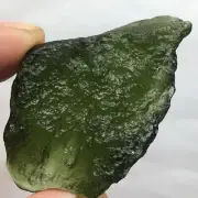99.9Ct Genuine MOLDAVITE Czech Republic Certificate of Authenticity