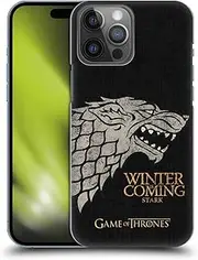 Head Case Designs Officially Licensed HBO Game of Thrones Stark House Mottos Hard Back Case Compatible with Apple iPhone 14 Pro Max
