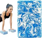 Yoga Blocks - EVA Yoga Support Blocks | Comfortable Touch Non Slip Support Accessories For Stability Balance Support Deepen Stretching