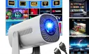 2025 Mini Projector with WiFi and Bluetooth, 1080P Native 4K Support Projector