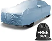 iCarCover 18-Layer Car Cover Waterproof All Weather, Premium Quality Car Covers for Automobiles, UV Protection, BRZ, 300ZX, Fiero GT Fastback, RX-7, GR86, Size C34 (See Size Chart)