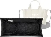 Lckaey tote bag organizer insert for marc jacobs medium tote bag organizer 2042black-M