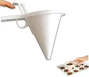 UTHCLO 2pcs Handheld Cake Chocolate Funnel Dispenser Icing Pouring Tool for Cake Decorating Cream and Batter Transfer The Kitchen