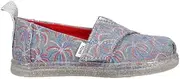 [TOMS] Kids Boys Alpargata Fireworks Graphic Slip On Casual Shoes - Grey