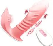 Heated Vibrators Wearable G Spot Dildo Vibrators Adult Sex Machine,G Spot Vibrator for Clitoris Stimulation,Vibrators Women Sex Toys Remote Control Panty Clit Vibrator Thrusting masturbator