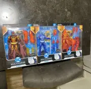 DC Multiverse Justice League Task Force Platinum Chase Figures, Sealed 2025