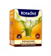 White Chocolate and Pistachio CAFFÈ BORBONE - 16 Compatible Capsules A MODO MIO