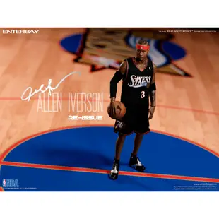 預購 ENTERBAY RM-1060 NBA系列 76人隊 1/6比例 Allen Iverson 艾倫 艾佛森 戰神