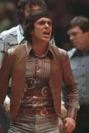 Championship. Denver Nuggets coach Larry Brown on sidelines 1976 Old Photo