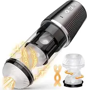 Sex Toys for Men Automatic Male Masturbator with 5 Twisting &Sucking Modes,Male Sex Toy Masturbators Cup with 7 Vibrations for Penis Excitement,Electric Pocket Pussy Vibrating Male Stroker