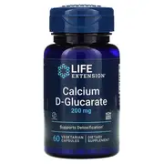 Life Extension Calcium D-Glucarate 200mg 60 Veggie Capsules