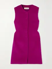 [LIBEROWE] LIBEROWE - + Net Sustain Julia Wool Mini Dress - Magenta - x small x small Purple