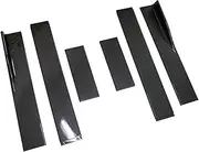 2M Side Skirt Universal Compatible for Ford Mustang GT Shelby 2016-2022 Extension Apron Splitter Spoiler Winglet Body Kit Car Accessories(2M Carbon Fiber Look)
