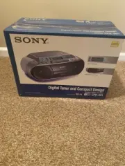 Sony Boombox CFD-S01 CD Player AM/FM Radio AUX Portable Stereo Cassette