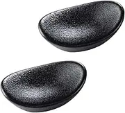 BEBEMOKO 2pcs Ceramic Chopsticks Rest Set Elegant Table Decor Storage Holders Slip Smooth Surface for Chopsticks Forks Spoons Housewarming