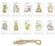Happy Easter Tags | Easter Party Decorations Spring Banner | Bunny Garland, Spring Party Supplies For Dessert Tables, Window, Thanksgiving, Christmas