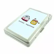 Better Together Em10 Cigarette Case with Built in Lighter Metal Wallet