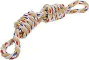 Milisten Large Dog Rope Durable Woven Design for Tugging and Chewing Indoor Engages Dogs Fights Anxiety Boredom Present for