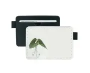 Simpol Green Nature Photo Pocket Leather Wallet Card Holder