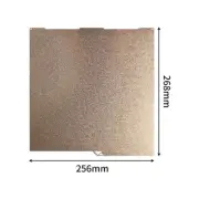 256x268mm Steel Plate PEI Sheet Double Sided for Anycubic Kobra 3 3D Printer