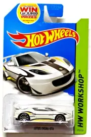 2014 Hot Wheels HW Workshop Lotus Evora GT4 193/250 IN PROTECTOR