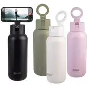 Oasis Mag-Grip Ceramic Triple Wall Insulated Moda Drink Bottle 1L - Olive Green