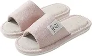 Womens Slippers, Czyan Ladies Slippers Open Toe Non-Slip Memory Foam Comfortable and Breathable Ladies House Shoes Indoor Outdoor