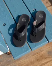 [Reef] Reef Men's Santa Ana Flip Flops Slippers in Black Size 09 09 Black