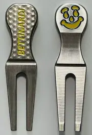 Extremely Rare Bettinardi Yellow Honeycomb Kool Aid Stainless Divot Tool