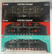 Burago F1 1:43 Scale Diecast Metal 6-Pack Car Set New in Box