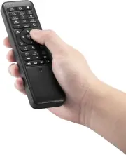 W10 GYRO Air TV Remote,Qwerty Keyboard Fly Mouse for Win 11/10, LED Backlit Keyb