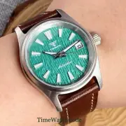 Tandorio Pilot Aviator Divt Automatic Men's Watch NH35A 200m Waterpoof Date 36mm