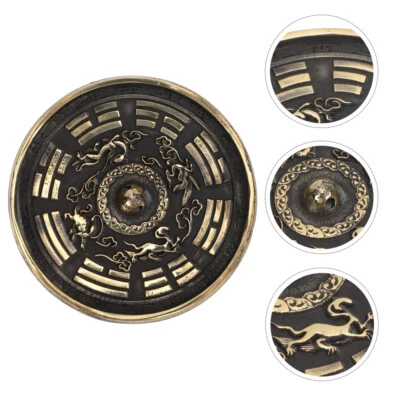 Four Bronze Mirror Child Chinese Ornaments Bagua Eight Diagrams