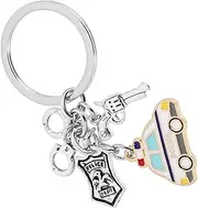 [TEMPNAP] Creative Police Keychain Stylish Keychain Accessory for Wallet Unique Lightweight Design for Distinctive Key Decor to Ups