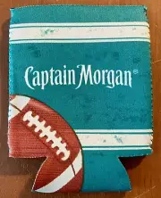 Captain Morgan Green Football Can Koozie