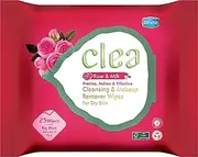 Clea Cleansing & Makeup Remover Wipes Wet Wipes for Face Moisturizing For Dry Skin (Rose-Milk, 100 Wipes)