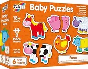 Galt - Baby Puzzles - Farm - 2 piecess