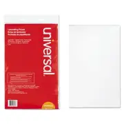 Universal 84630 9 in. x 14.5 in. 3 mil Laminating Pouch - Gloss CL (25/PK) New