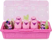 HATCHIMALS CollEGGtibles, Rainbow-cation Wolf Family Carton with Surprise Playse