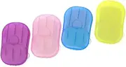 OHPHCALL Compact Portable Soap Tablets 8 Pack Travel Size Soap Flakes for Face Hands Bath Toiletries Random Color
