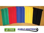 Kable Kontrol Hook & Loop Fastener Wraps - 1/2" Wide x 7" Long - 20 Pcs/Pack