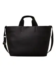 [Calvin Klein] Webbed Strap Tote in Black