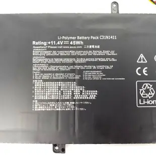 華碩 ASUS C31N1411 原廠規格 電池 UX305 UX305C UX305F UX305CA UX305FA