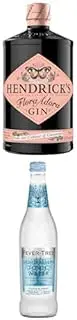 Hendrick’s Flora Adora Gin 700ml & Fever-Tree Light Indian Tonic Water 500ml (Pack of 8)
