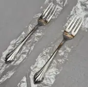 Oneida Bittersweet Repose Salad Fork 1881 Rogers Stainless - New - Set of 2