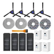 Replacement Parts for Deebot X2/X2 Pro/X2 Omni - Brushes, Filters, Mop Cloth, Dust Bag