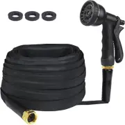 Garden Hose 100Ft Non-Expandable Pipe Spray - 2024 Upgraded Flexible Lightweight